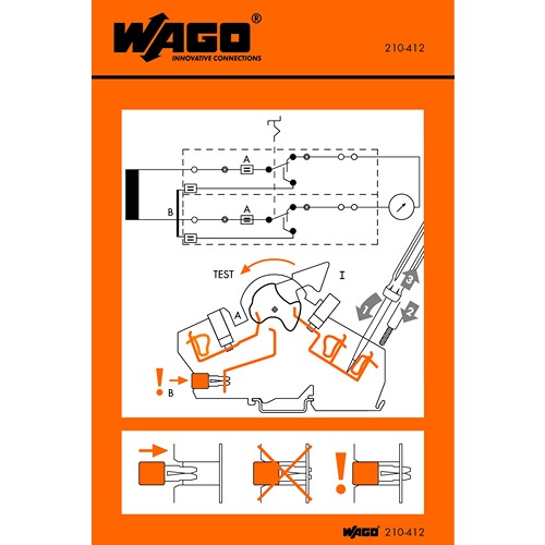 WAGO Adhesive Pre-Printed Adhesive Label