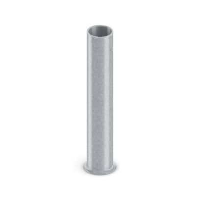 Phoenix Contact, Ferrule A Insulated Bootlace Ferrule, 20 mm Pin Length, 3.5 mm Pin Diameter, Silver to 10 AWG Wire Size