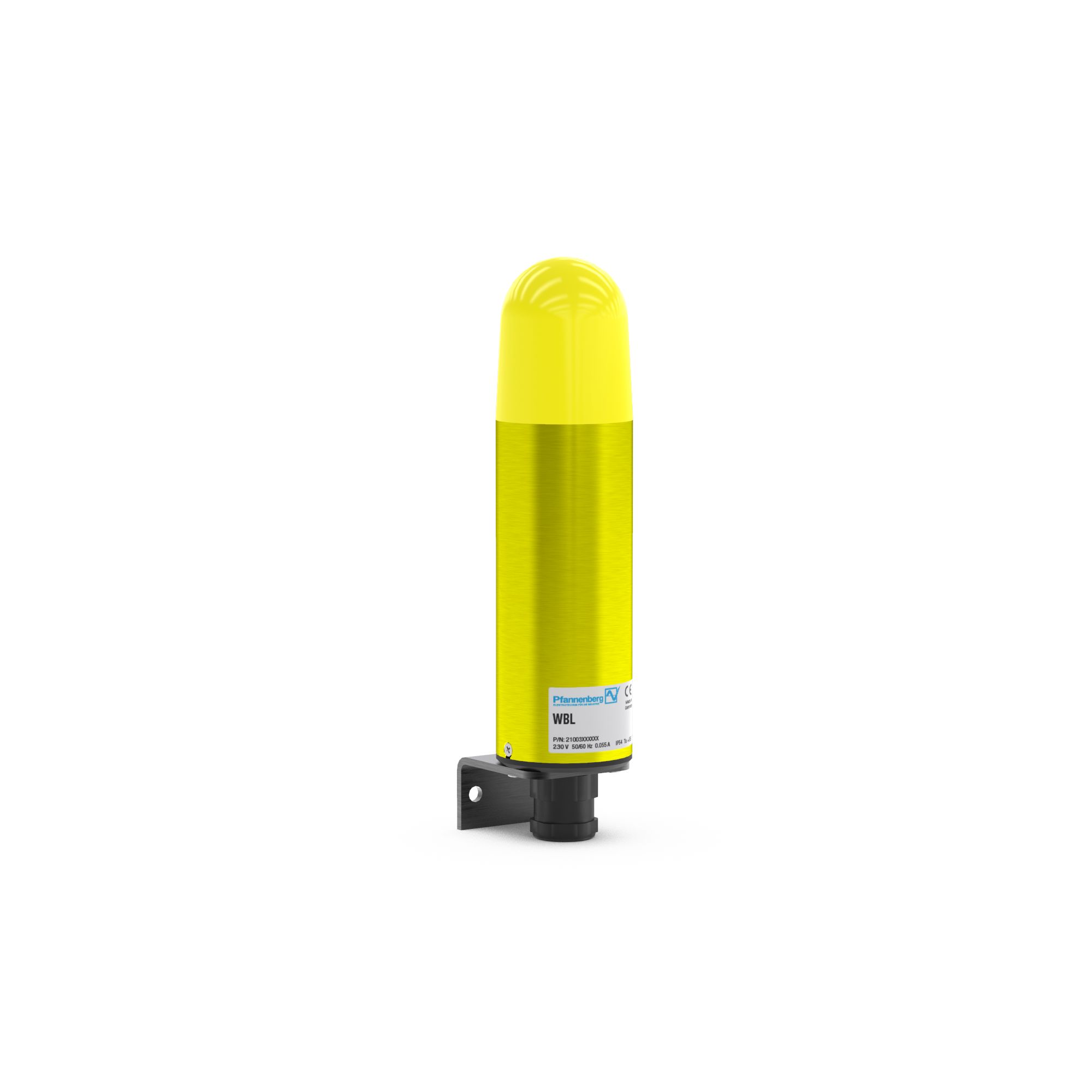 Pfannenberg WBL Series Yellow Flashing Effect Signal Tower, Xenon Bulb 230V ac, AC, IP54