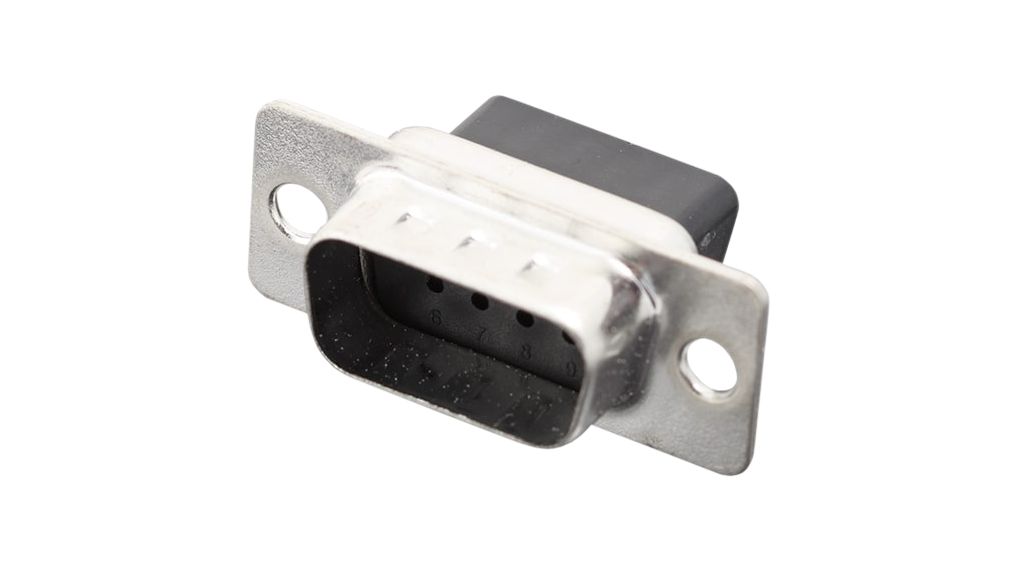 Encitech Connectors, 2101 Series, Male Crimp D-Sub Connector Contact, Gold over Nickel