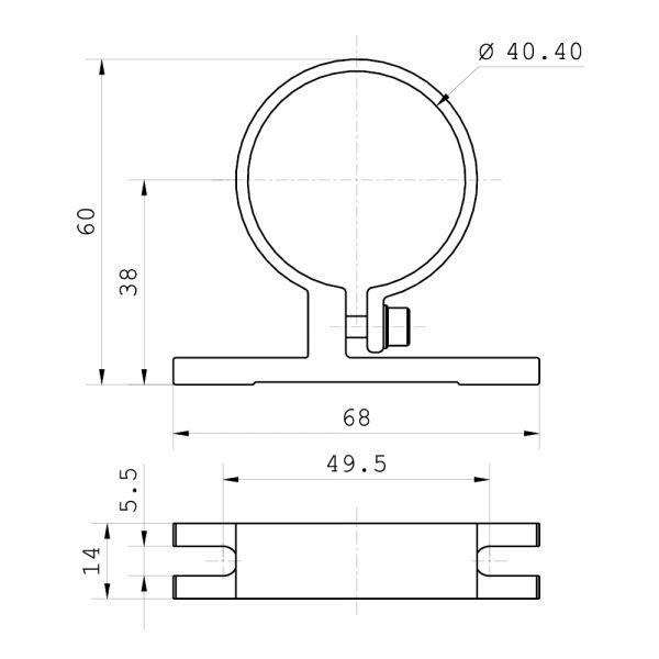 210200-06 LED2WORK Lighting Mounting Bracket