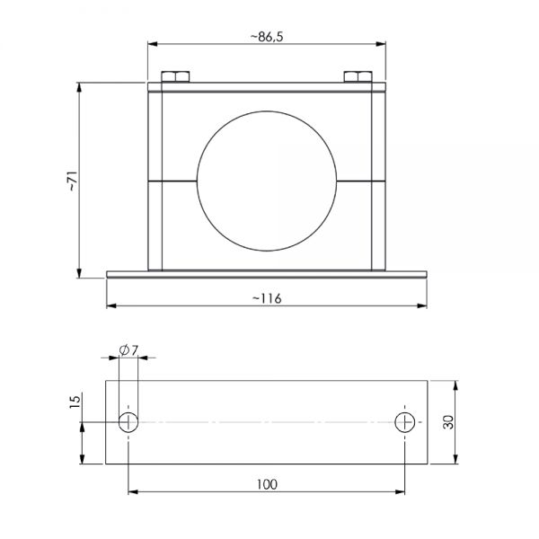 210200-09 LED2WORK Lighting Mounting Bracket