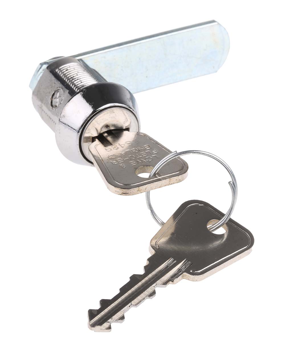 2105512 Euro-Locks a Lowe & Fletcher group Company Camlock, 20 mm Panel-to-Tongue 19.1 x 16.6 mm, Key Unlock