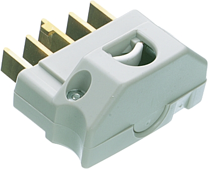 LK Denmark Mains Plug Grey, 16A Thermoplastic, 440V, Clamp