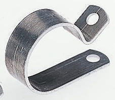 HellermannTyton 11.1 mm ID Natural, Aluminium P-Clip