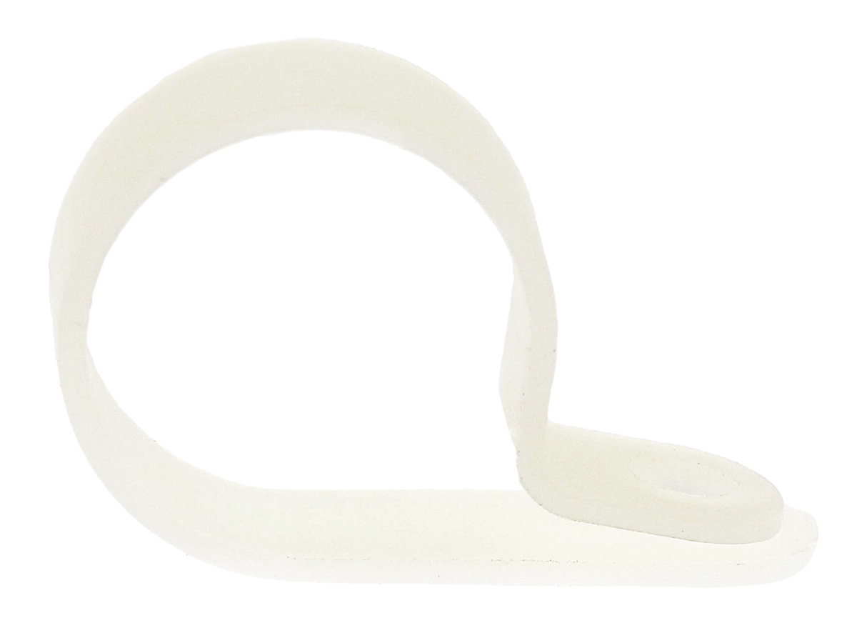 HellermannTyton 20.5 mm ID Natural, Polyamide P-Clip