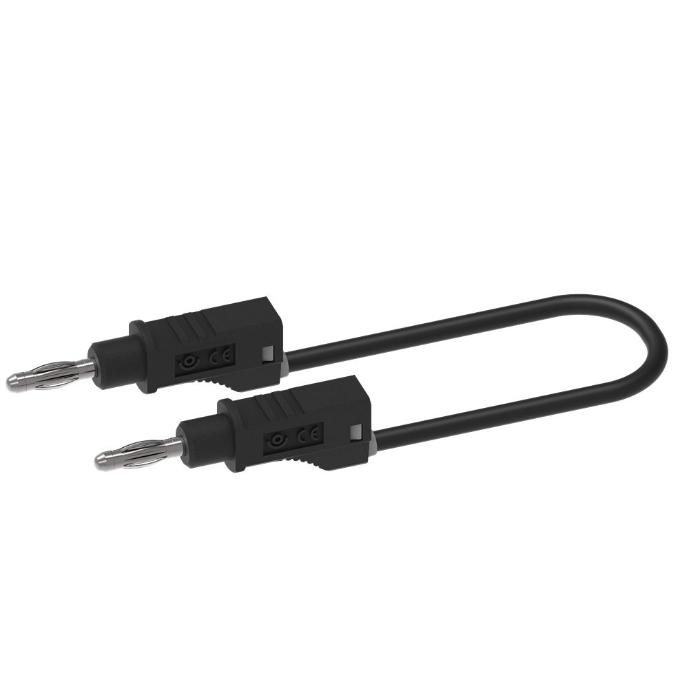 Electro PJP Plug 12A, 30V ac/dc, 60 V ac/dc, Black, 1 m Lead Length