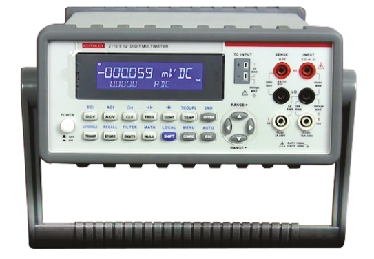 Keithley 2110 Bench Digital Multimeter, 10 A ac, 10 A dc, 750 V ac