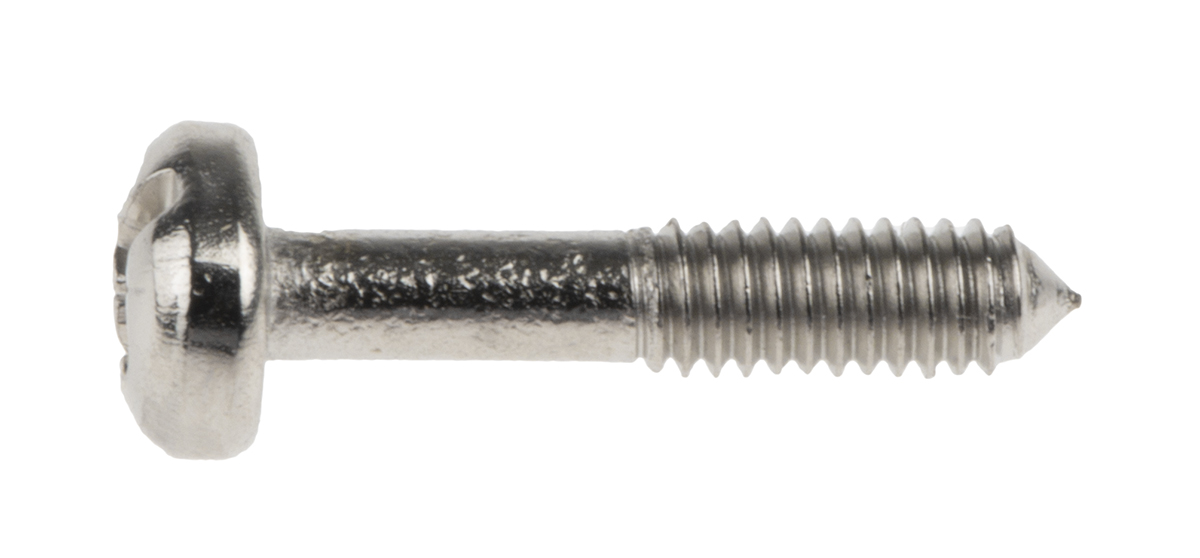 21101-101 nVent SCHROFF Screw for Use with Front Panel Mount, M2.5 x 12.3 Thread, 100 Per Pack Piece(s)