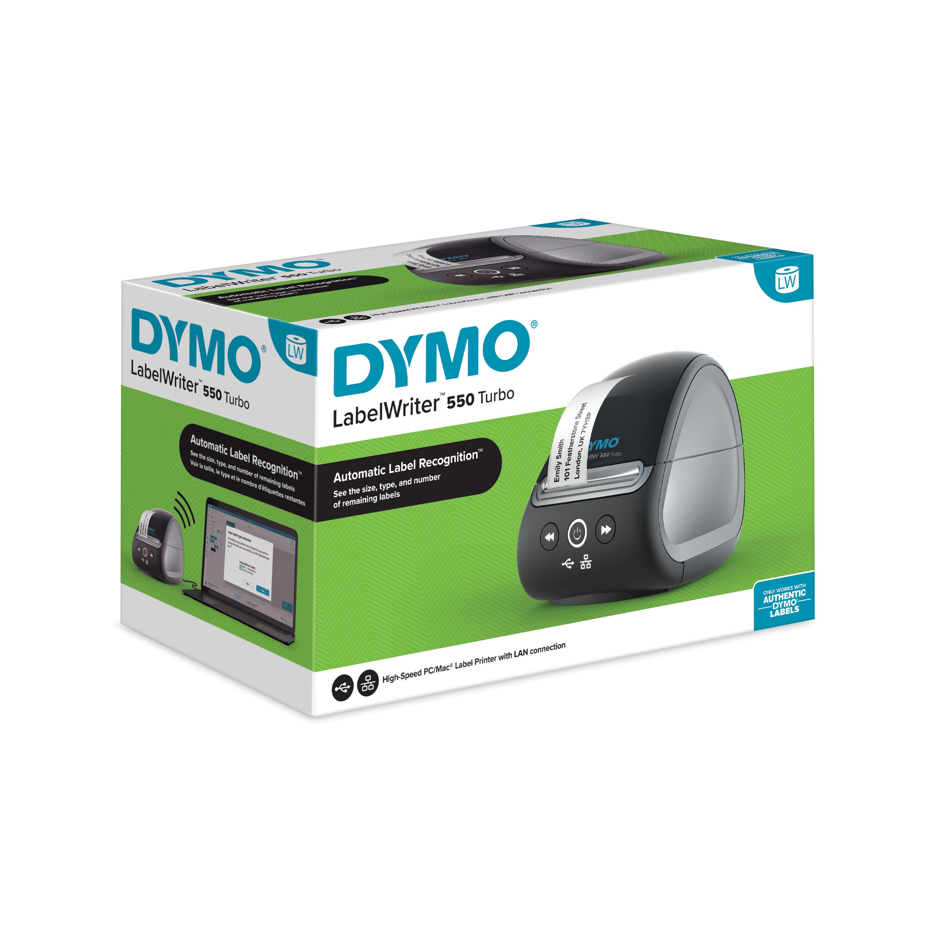 2112727 Dymo Handheld Label Printer, 58 mm Max Label Width, Type G