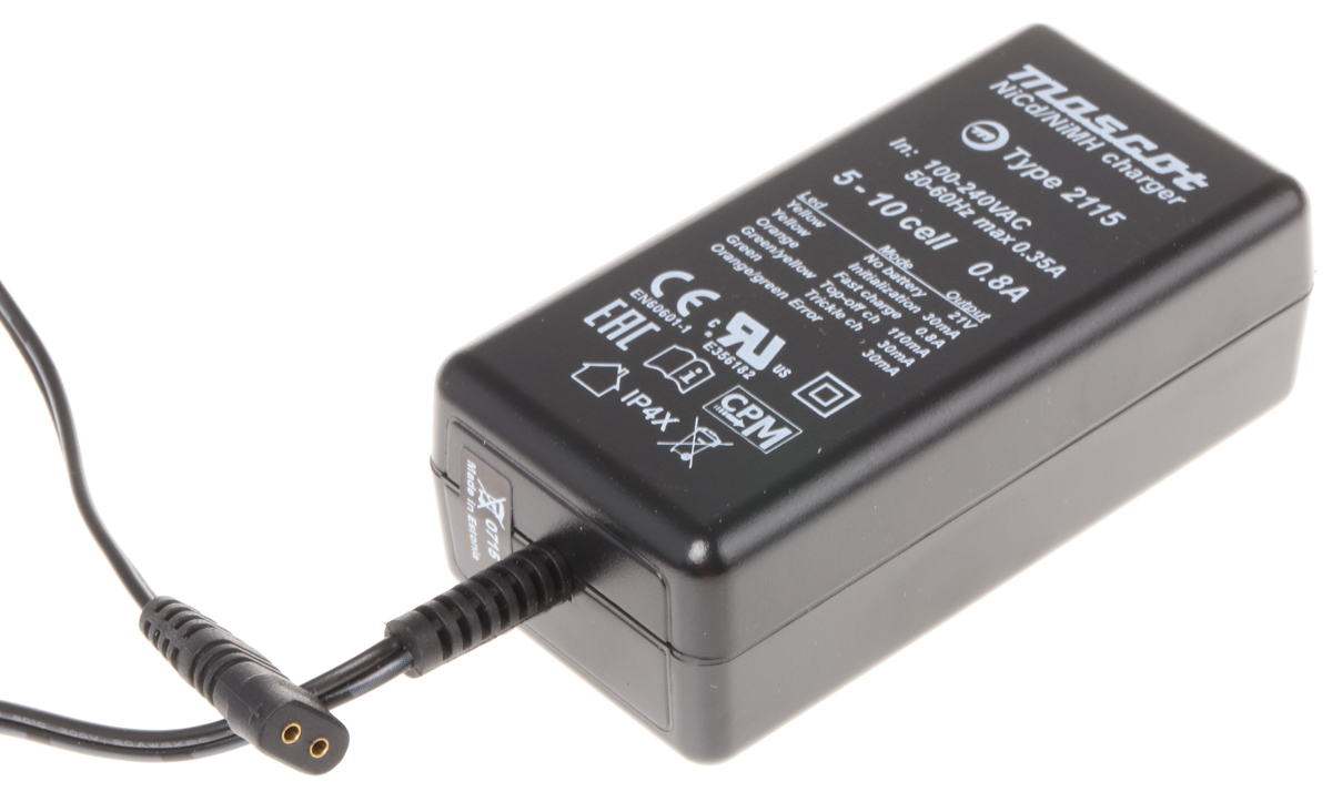2115-5-10-elements Mascot 2115 Battery Pack Charger For, NiCd, NiMH, Battery Pack, 10