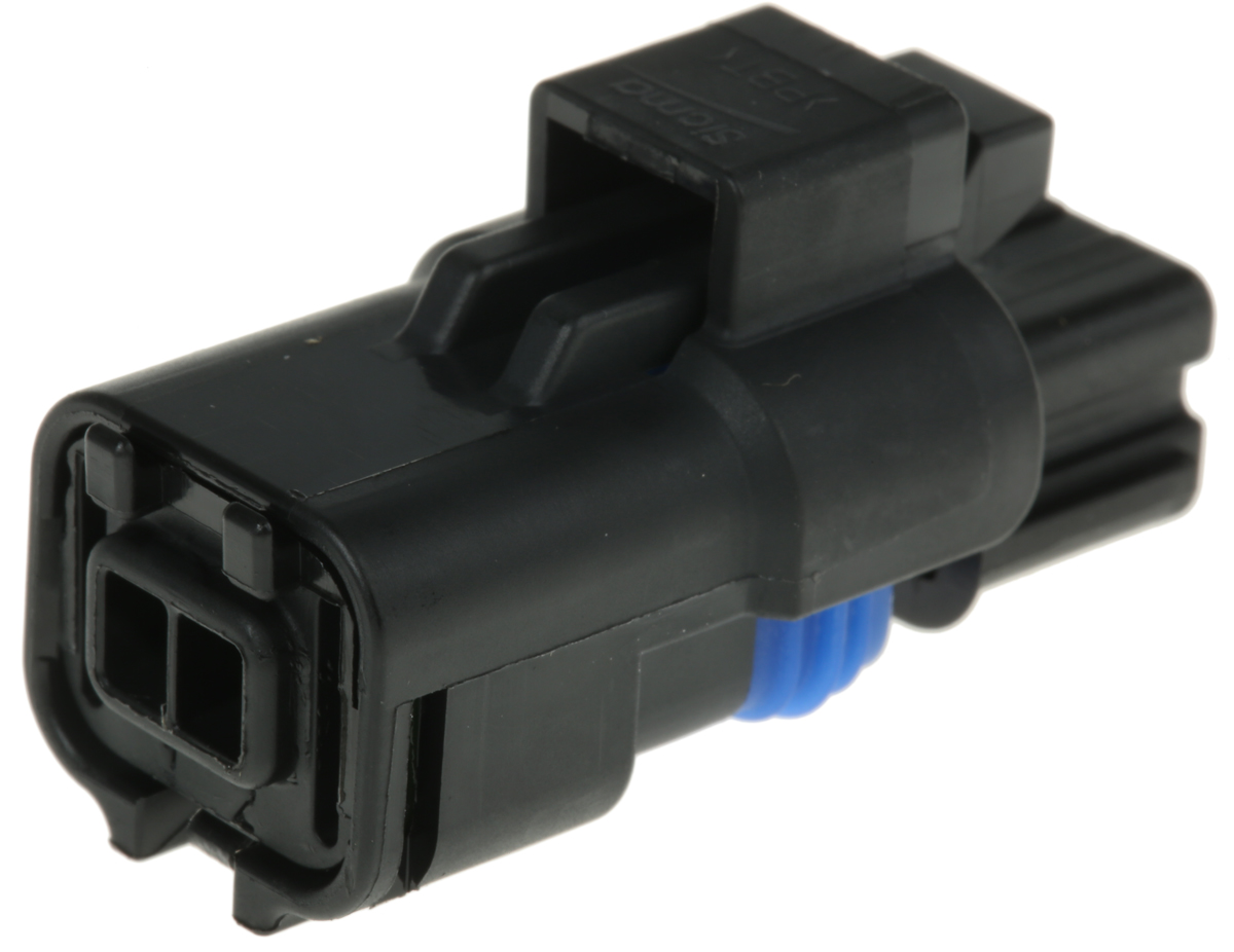 Delphi, Sicma Automotive Connector Female Orange, White, Yellow, Green, Grey, Red, Black, Blue, Brown Cable 2 Way Crimp