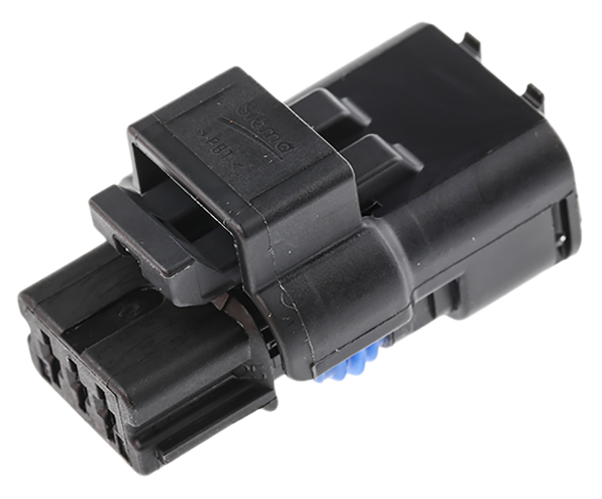 Delphi, Sicma Automotive Connector Female Black, Blue, Brown, Green, Grey, Orange, Red, White, Yellow Cable 3 Way Crimp