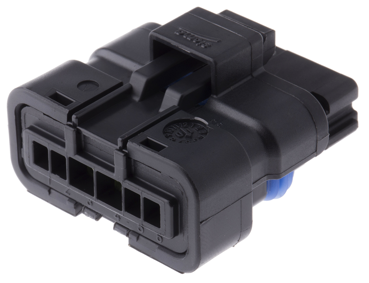 Delphi, Sicma Automotive Connector Female Black Cable 6 Way Crimp Termination 211PC069S0149