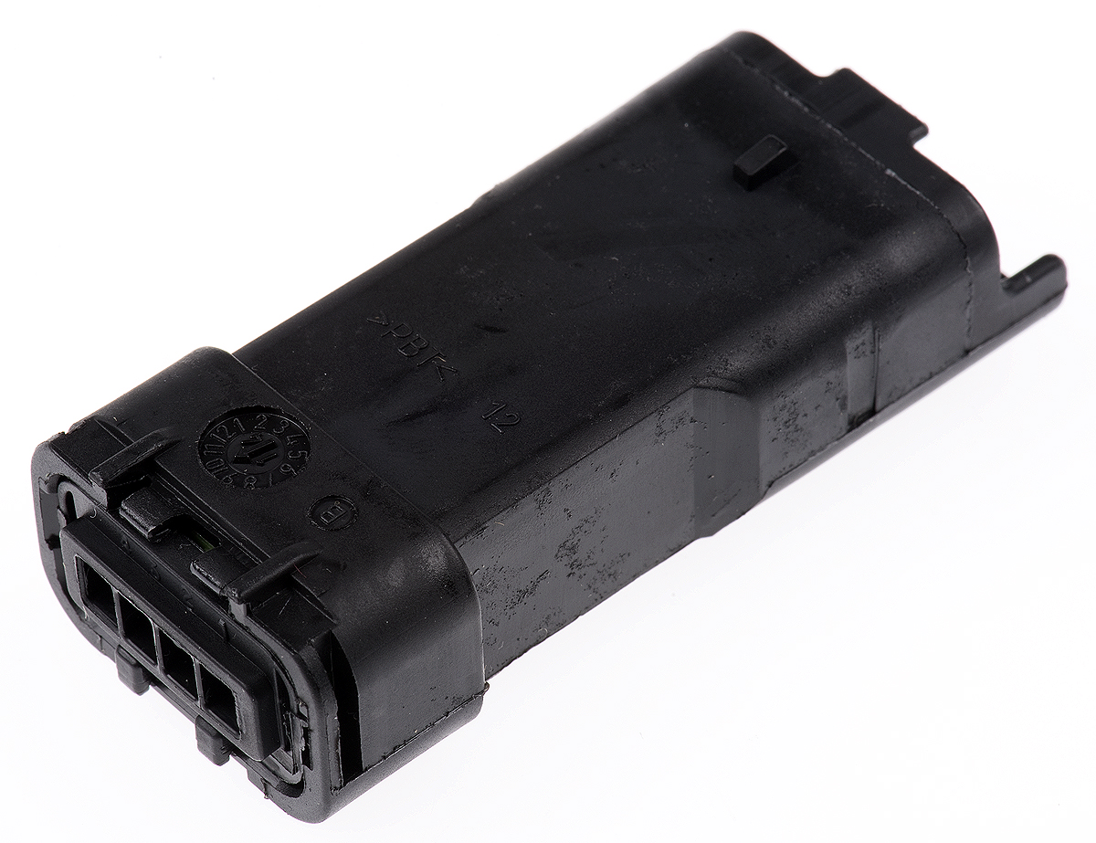 Delphi, 211PL Female Connector Housing,  3.33 mm Pitch,  4 Way,  1 Row Straight