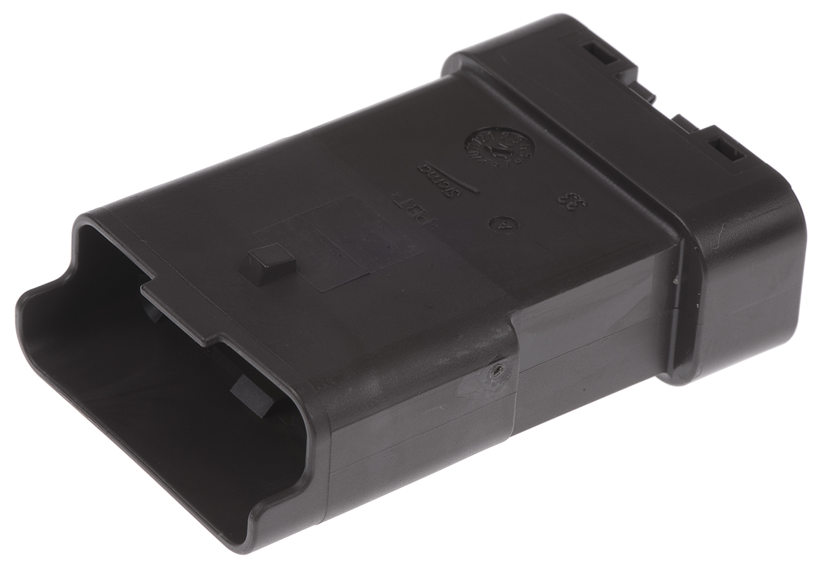 Delphi, 211PL Male Connector Housing,  3.33 mm Pitch,  6 Way,  1 Row Straight