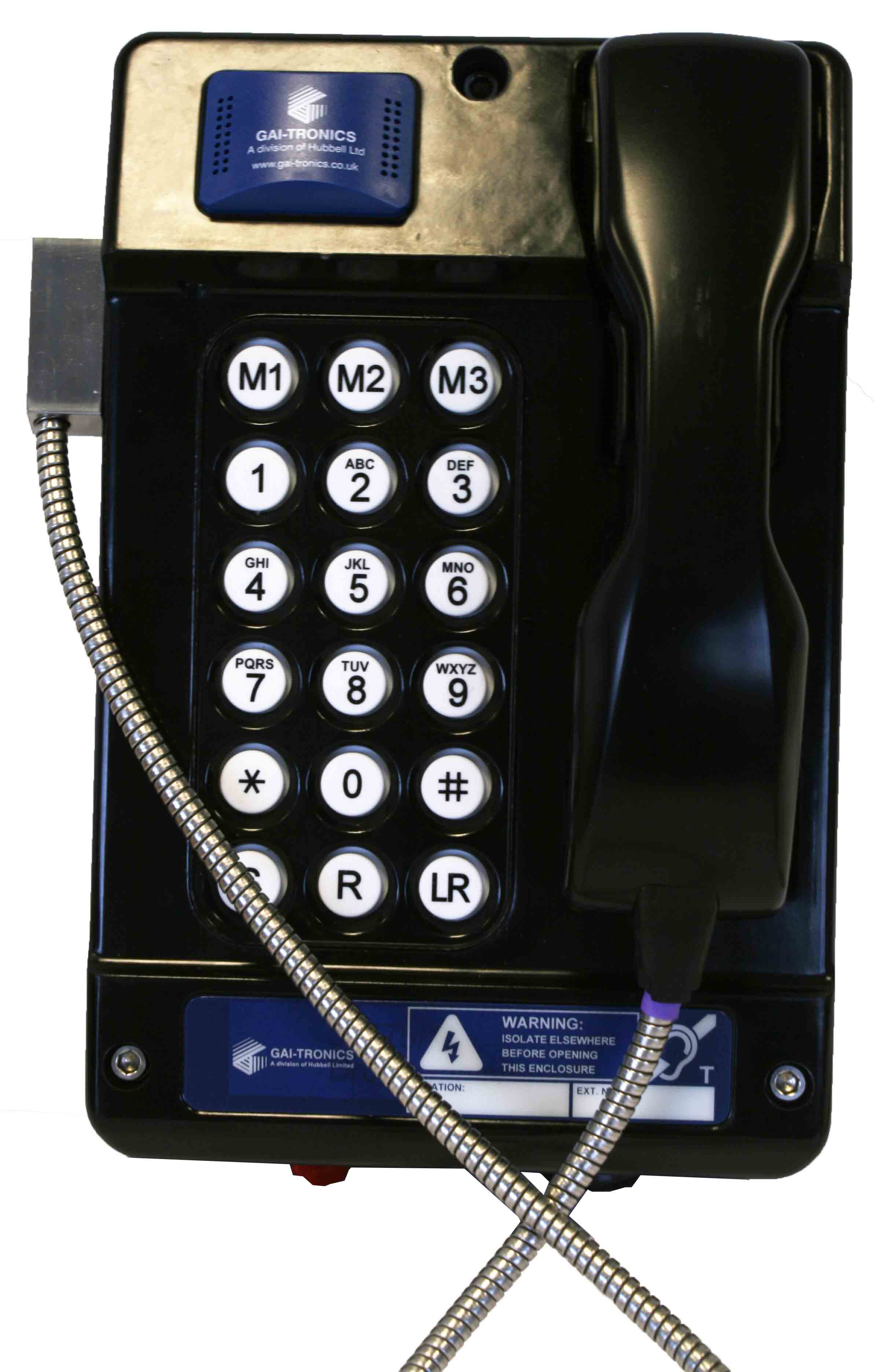 Gai-Tronics Auteldac 5 Corded Black Telephone