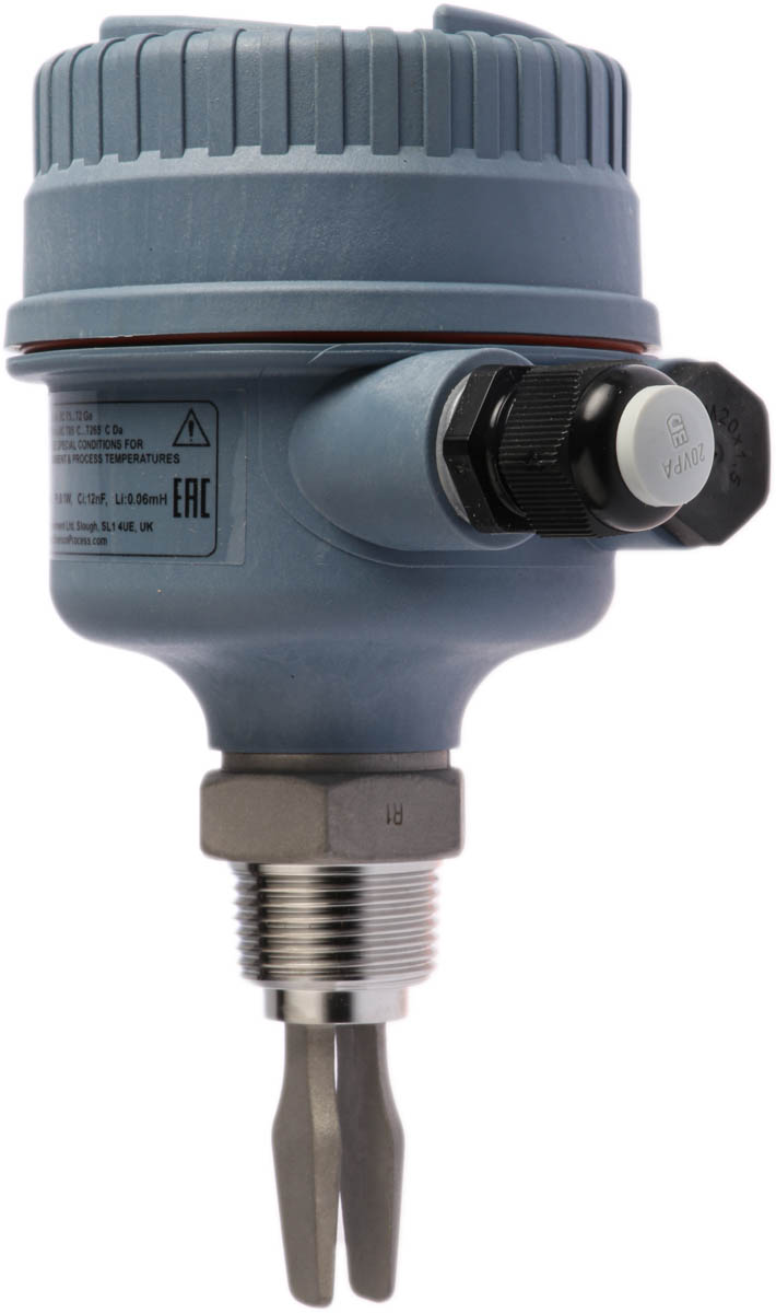 Rosemount 2120 Series Fork Level Switch Vibrating Level Switch, Side, Top Mount, ATEX-Rated, Non-Asbestos Sheet, Housing