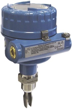 Rosemount 2120 Series Fork Level Switch Vibrating Level Switch, Side, Top Mount, Non-Asbestos Sheet, Housing Glass