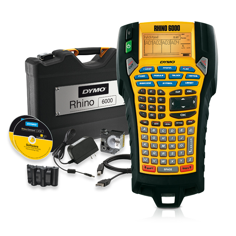 Dymo DYMO RHINO 6000 Handheld Label Printer Kit, 24 mm Max Label Width, EU