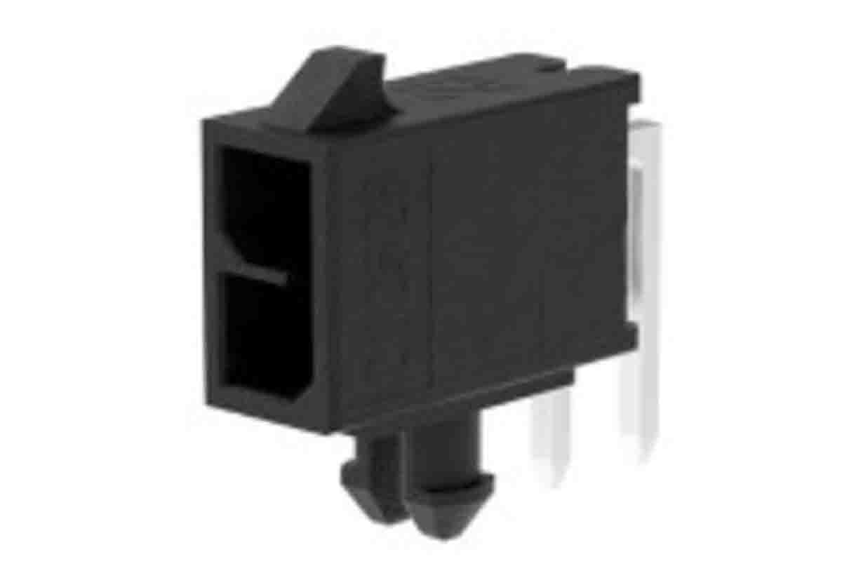Molex Micro-Fit Series Right Angle Through Hole PCB Header, 8 Contact(s), 3 mm Pitch, 2 Row, Shrouded
