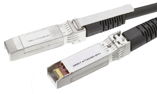 TE Connectivity SFP, 1 m Ethernet Cable, Black Polyvinyl Chloride Sheath