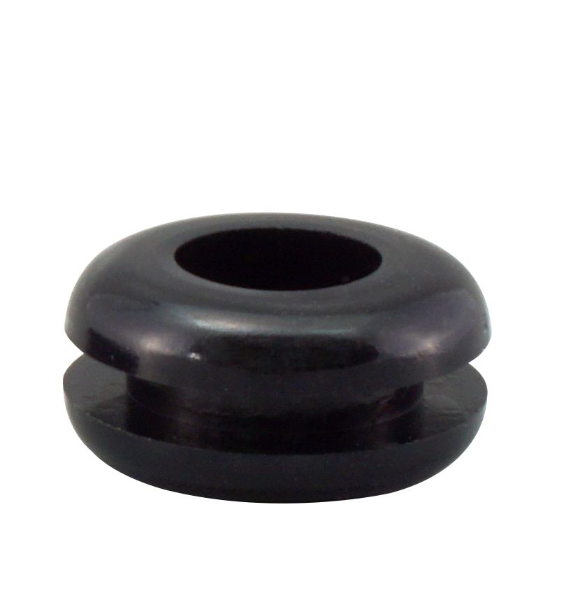 RS PRO Black Polyvinyl Chloride 10.9 mm Cable Grommet for 7.8 mm Cable Dia.