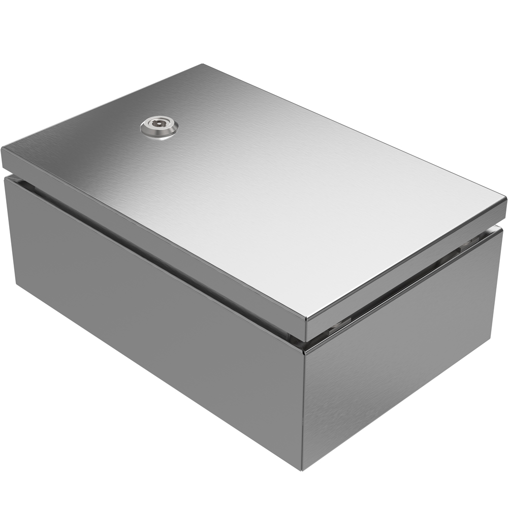 RS PRO 304 Stainless Steel Wall Box, IP69, IP66, 200 mm x 300 mm
