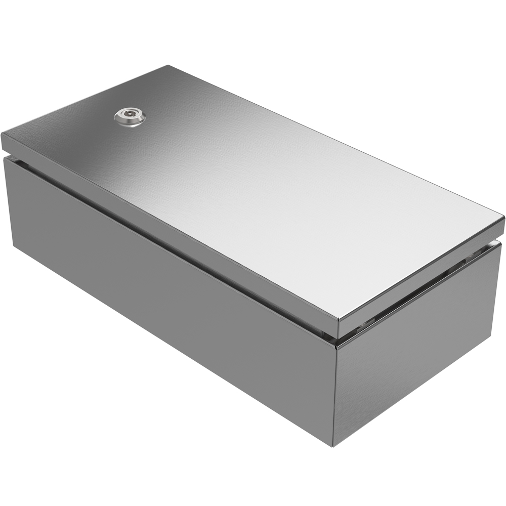 RS PRO 304 Stainless Steel Wall Box, IP69, IP66, 200 mm x 400 mm