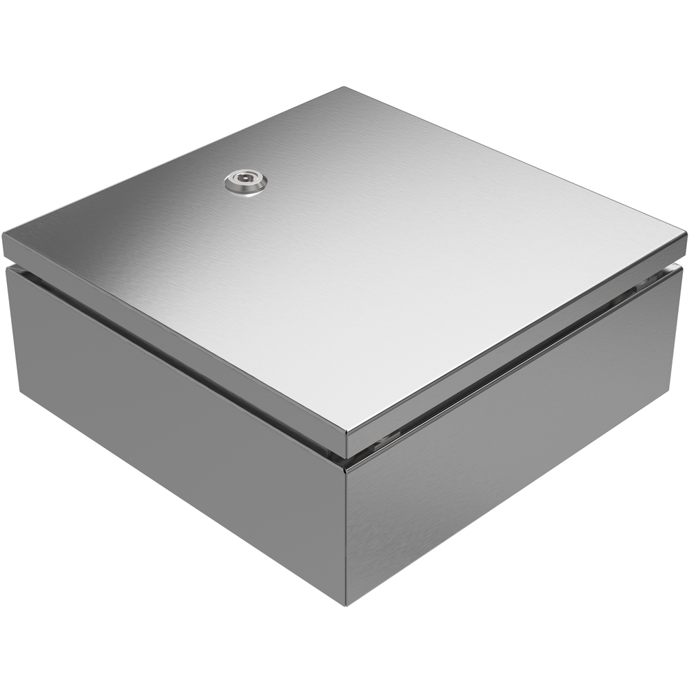 RS PRO RMS + Modular System Series 304 Stainless Steel Wall Box, IP69, IP66, 300 mm x 300 mm