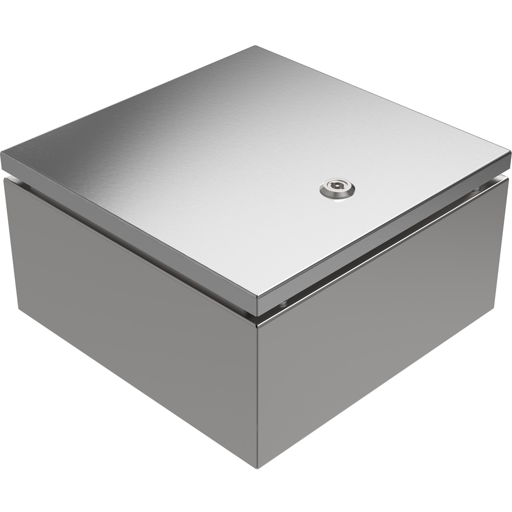 RS PRO 304 Stainless Steel Wall Box, IP66, 300 mm x 300 mm