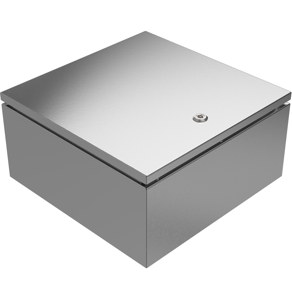 RS PRO 304 Stainless Steel Wall Box, IP66, 400 mm x 400 mm