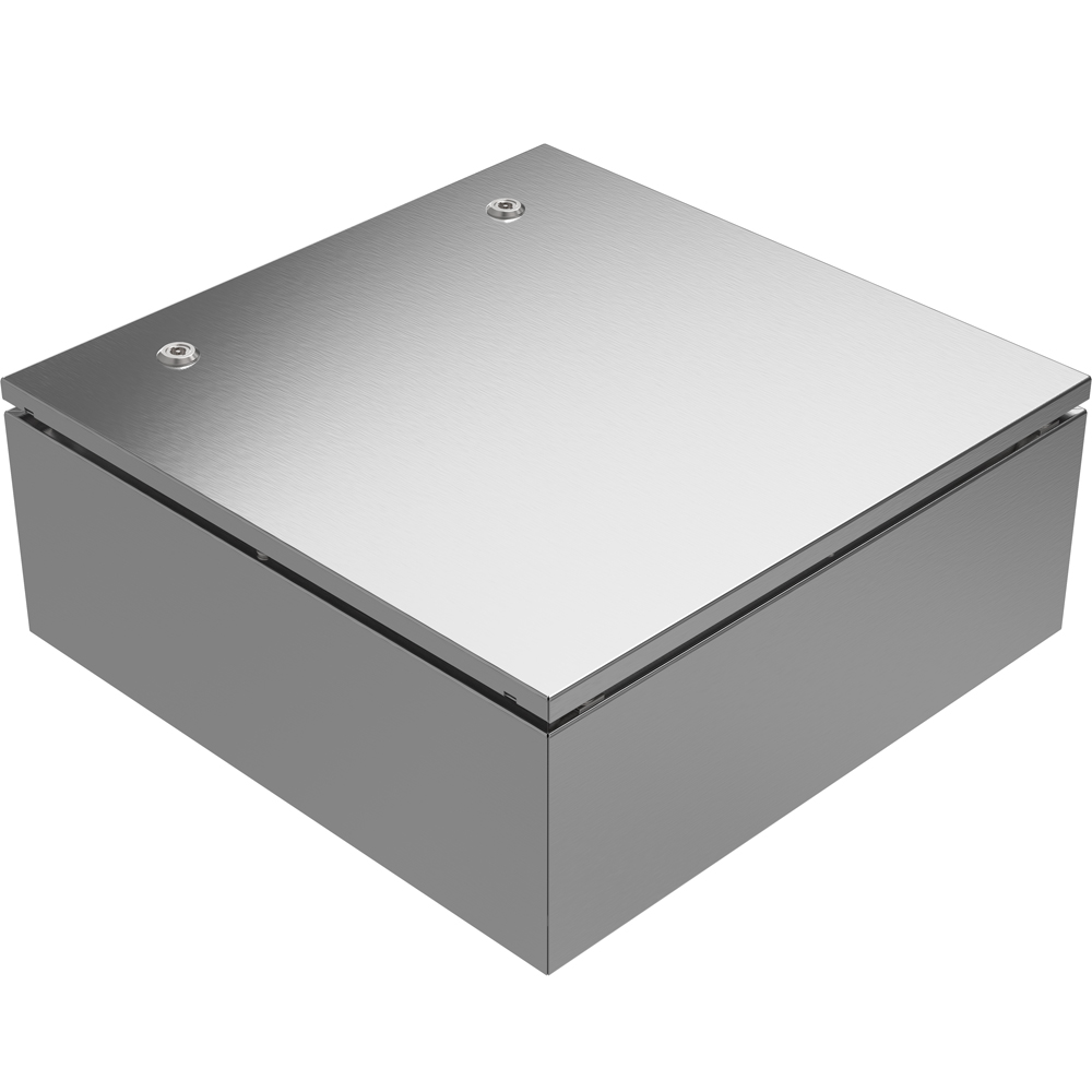 RS PRO 304 Stainless Steel Wall Box, IP66, 500 mm x 500 mm
