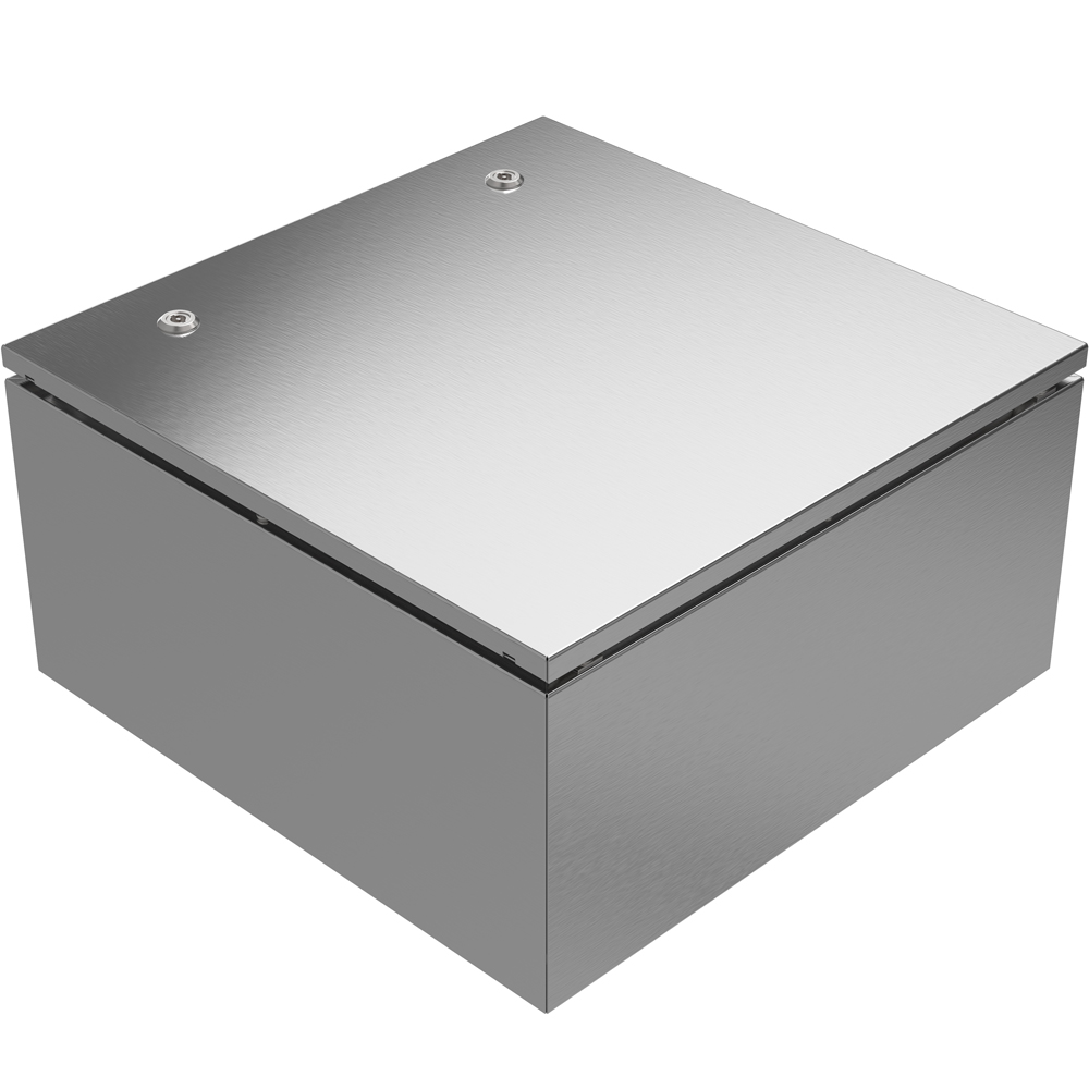 RS PRO 304 Stainless Steel Wall Box, IP66, 500 mm x 500 mm