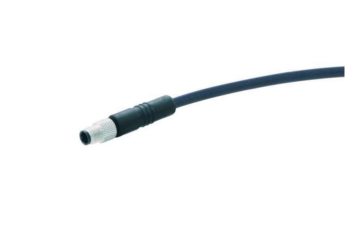 HARTING Male 3 way M5, Straight to 3 way Cable, 5 m