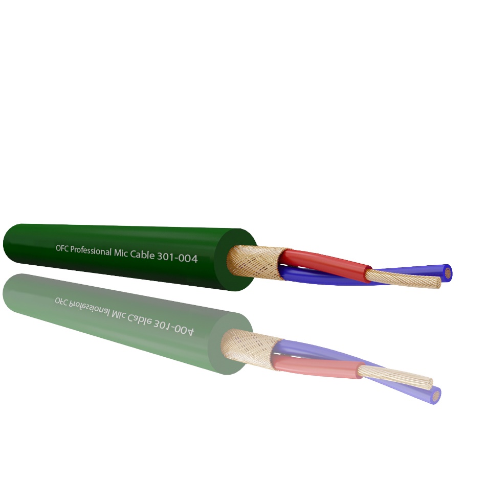 RS PRO 2 Core Screened, 6.35 mm OD, 100 m, Green