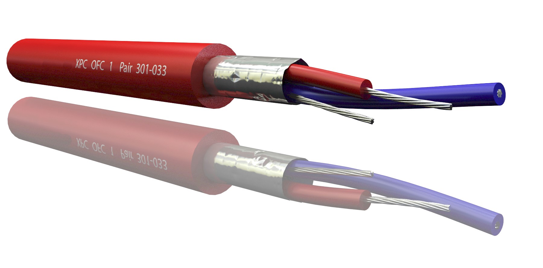 RS PRO 2 Core Screened, 3.5 mm OD, 100 m, Red