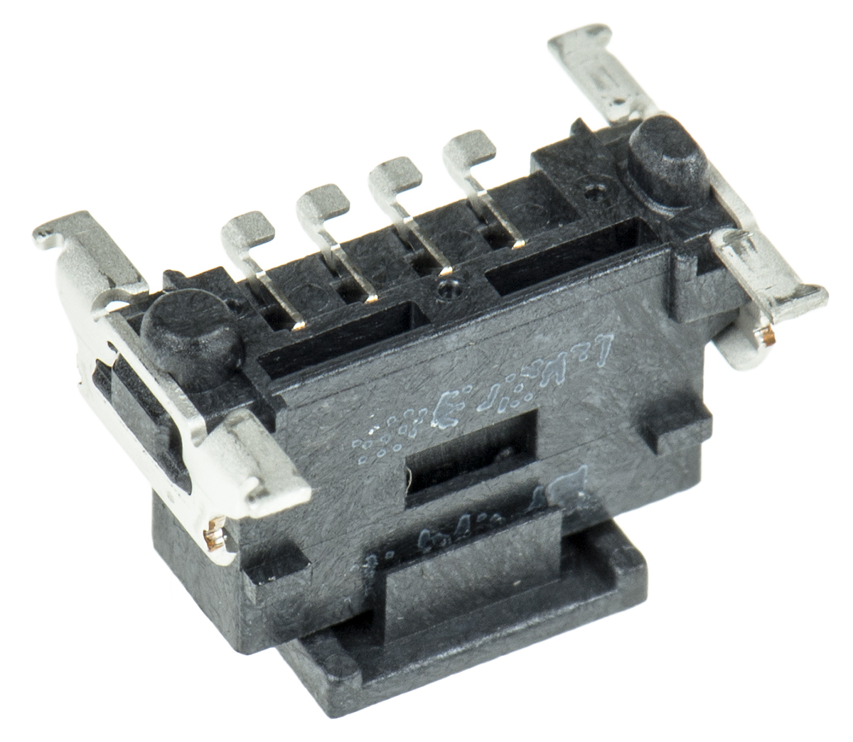 214017-214017-e ERNI MiniBridge Series Straight Surface PCB Header, 4 Contact(s), 1.27 mm Pitch, 1 Row, Shrouded