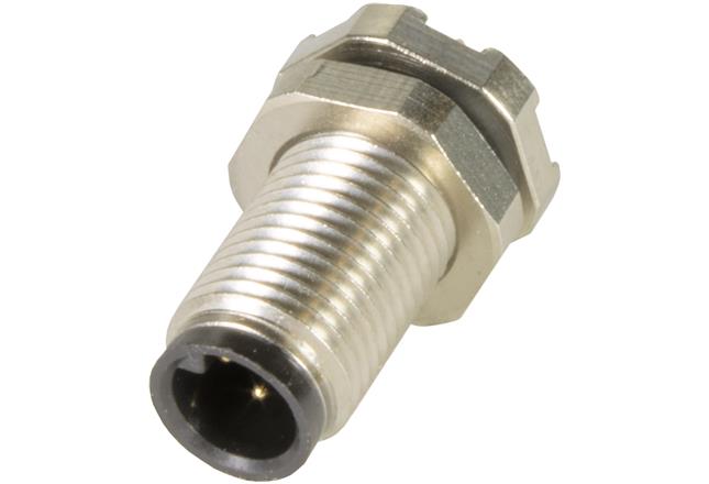 HARTING Connector, 4 Contacts, Rear, M5 Connector, Plug, Male, IP67, Circular connectors M5 Series
