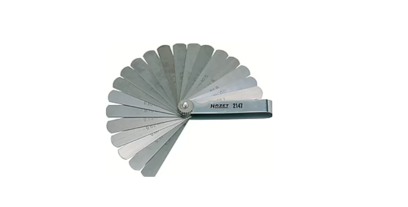 HAZET 2147 Stainless Steel Feeler Gauge, 20 Blades