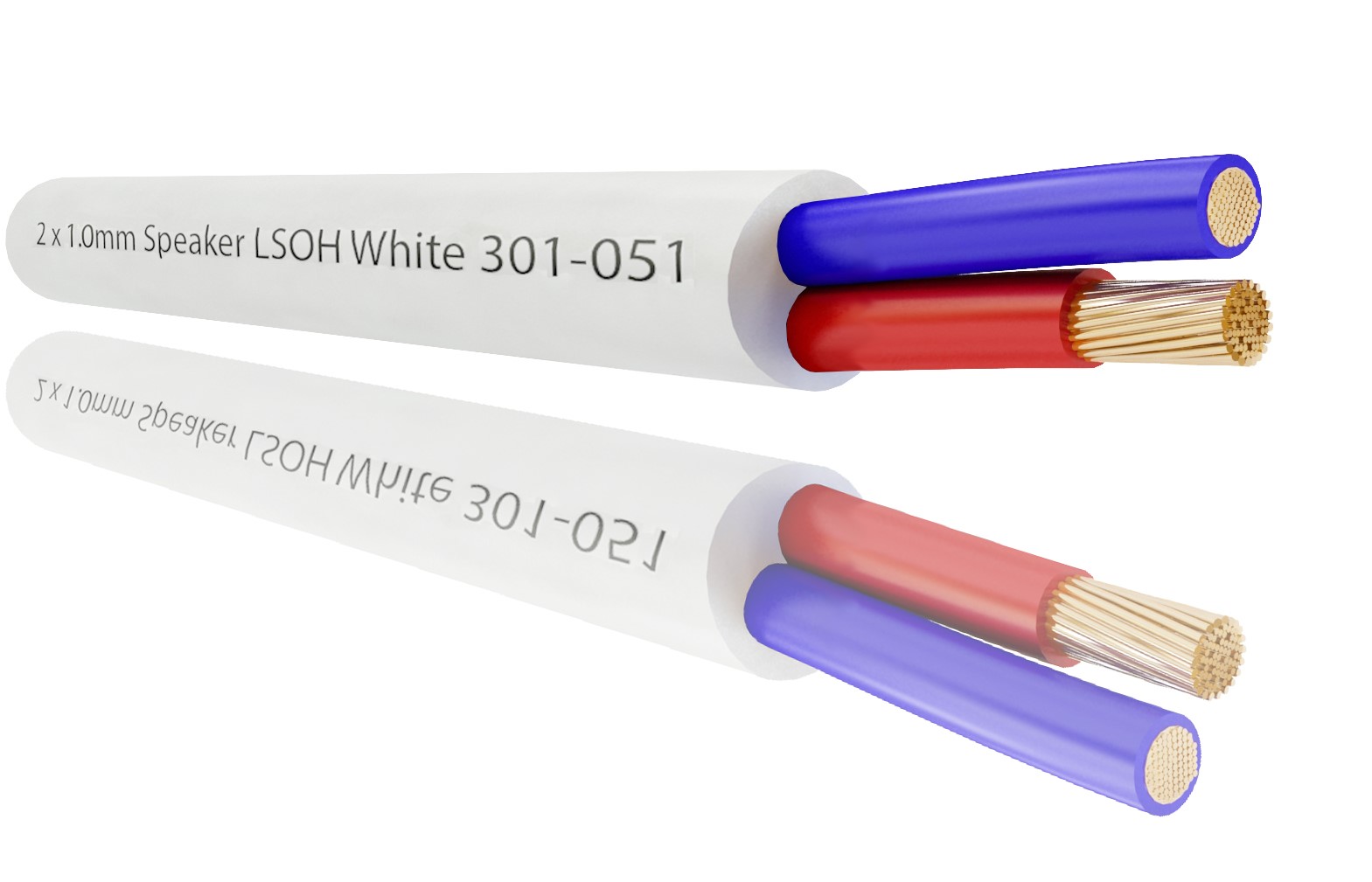 RS PRO 2 Core, 1 mm² CSA, 6.5 mm OD, 100 m, White