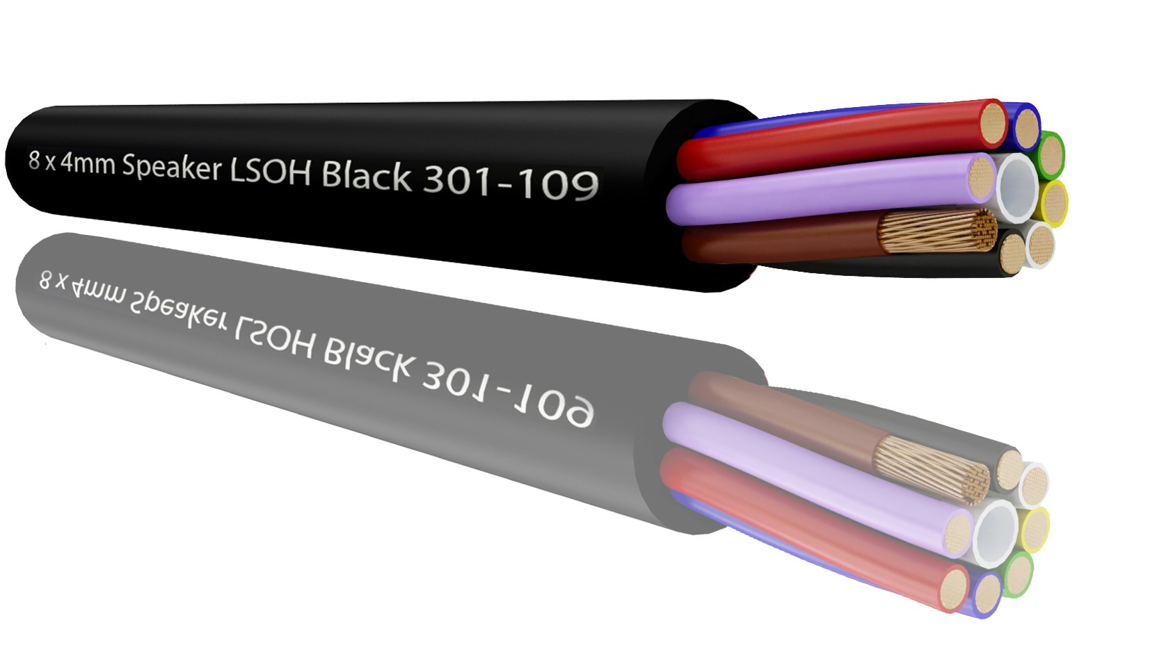 RS PRO 8 Core, 4 mm² CSA, 16 mm OD, 100 m, Black