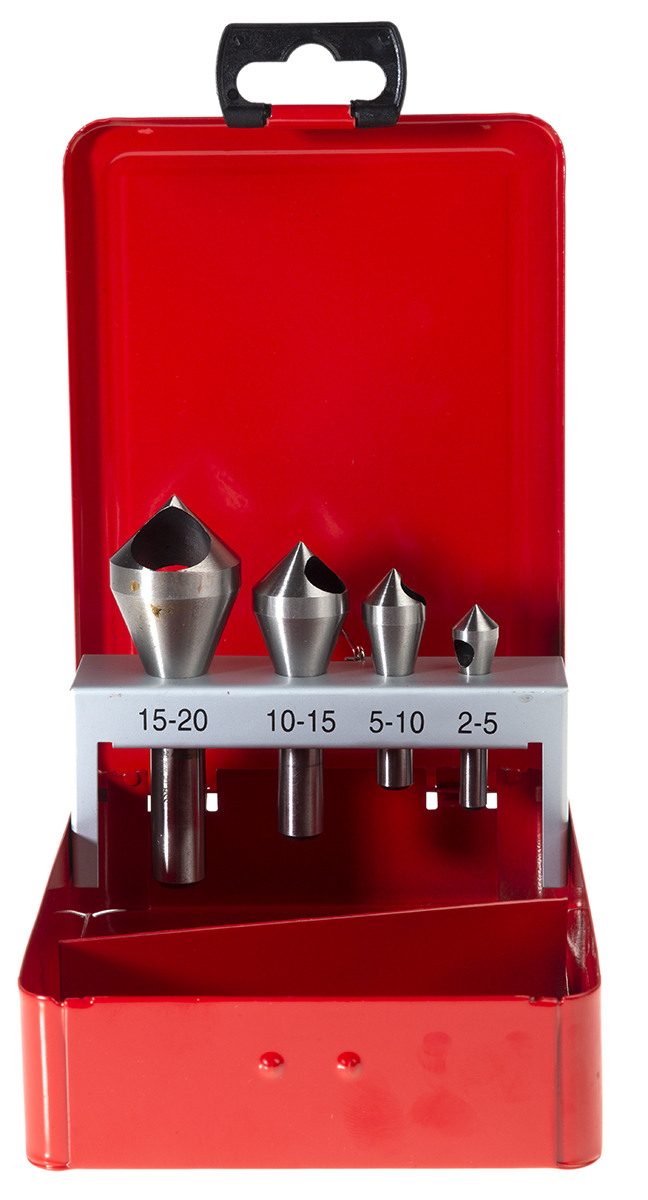 RS PRO HSS Countersink Drill Bit Set, 90 °, 4 Piece(s)