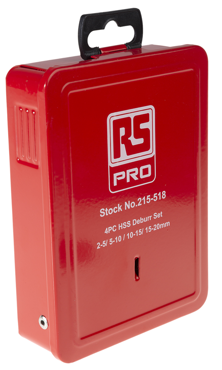 215-518 RS PRO HSS Countersink Drill Bit Set, 90 °, 4 Piece(s)