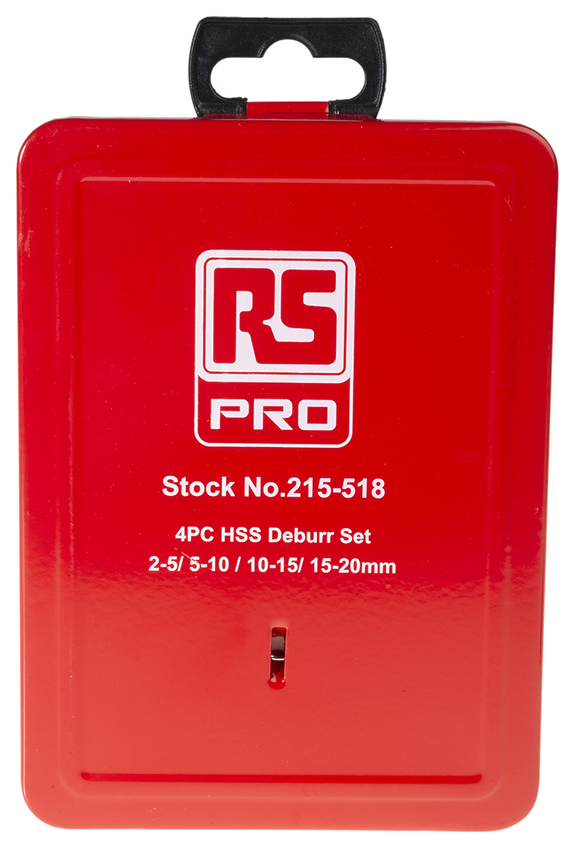 215-518 RS PRO HSS Countersink Drill Bit Set, 90 °, 4 Piece(s)