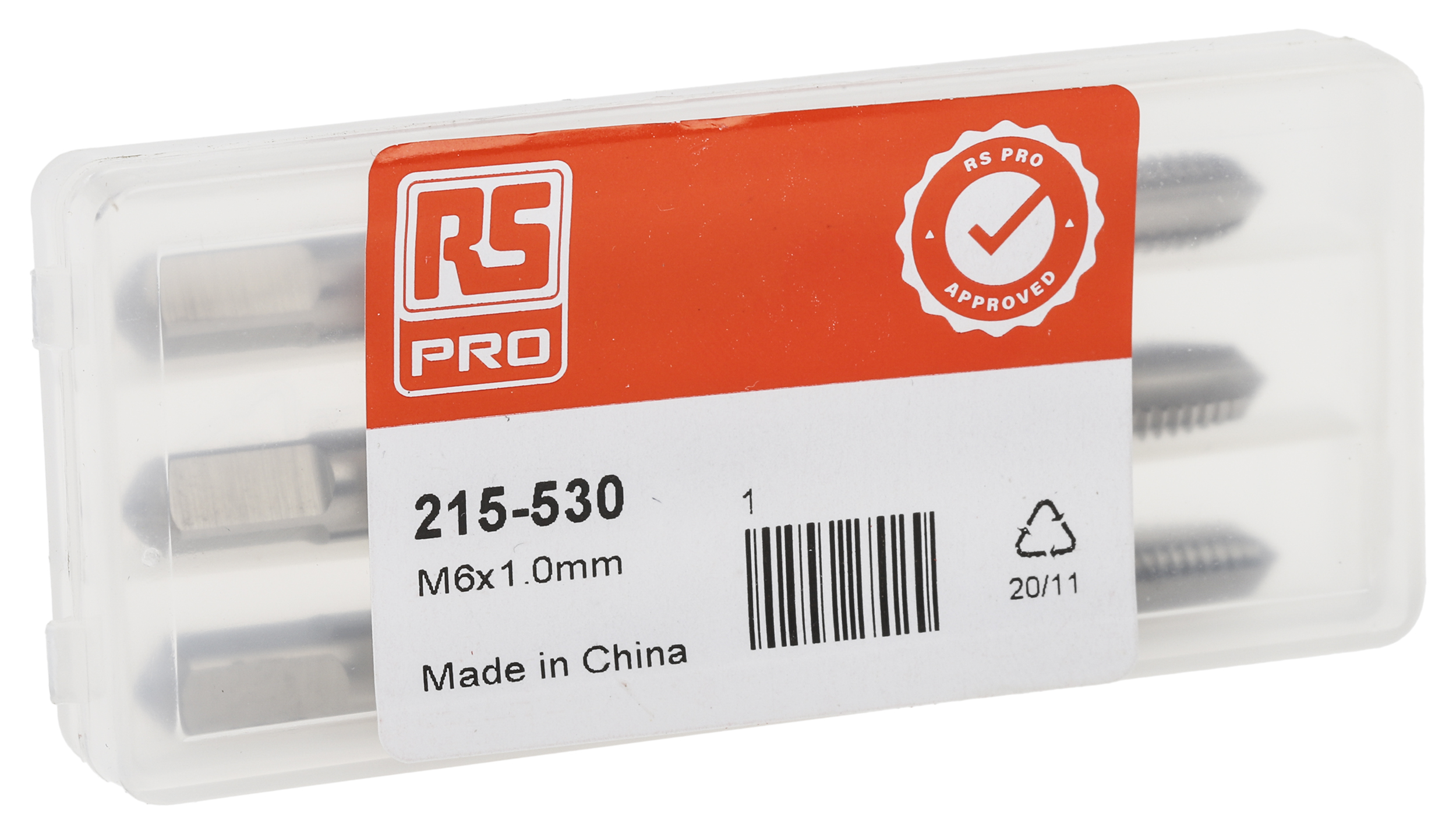 215-530 RS PRO Tap Set, M6 Thread, Metric Standard, Hand Tap