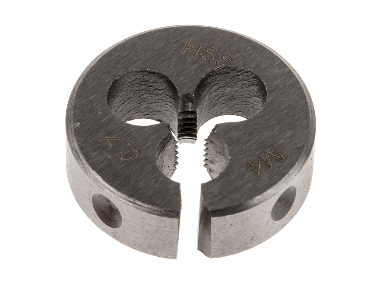 RS PRO Threading Die M4 x 0.7 mm Pitch, 0.8125 in OD
