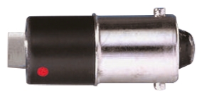 Marl White Indicator Lamp Single Chip, BA9 Base, 4.9 mm Diameter, 9200mcd