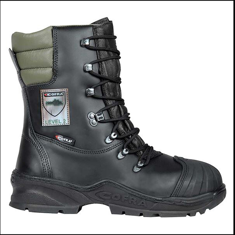 Cofra Power Black Steel Toe Capped Safety Boots 7, EU 41 EN ISO 20345:2011, EN ISO 17249:2013
