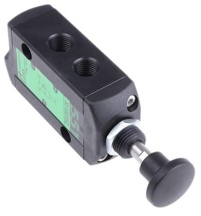 55102082 Asco 551 Series Push Button Pneumatic Manual Control Valve